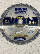 Irwin Marathon 24030 7-1/4" x 24 Tooth Circular Saw Blade