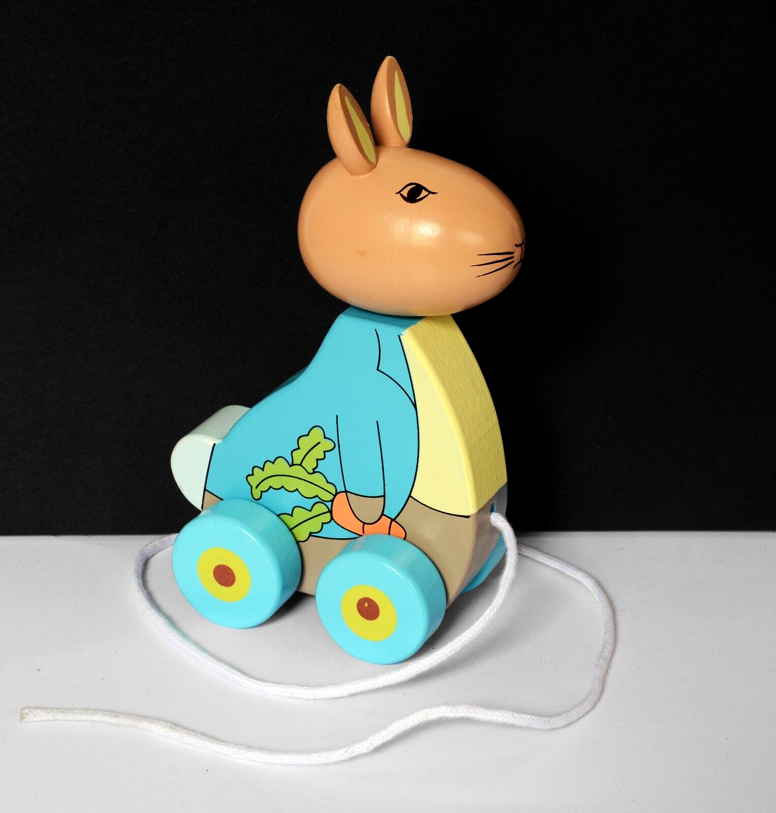 Peter Rabbit Pull-Along Wooden Toy. Kid's / Children's by Orange Tree Toys UK