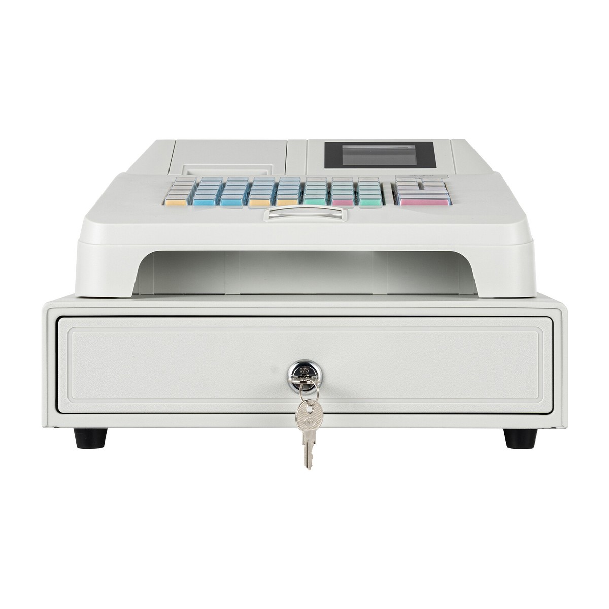 Electronic Cash Register with 48 Keys, LCD Display & Secure Drawer