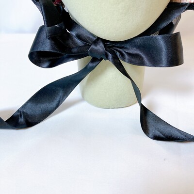 babythestarshinesbright bnt headdress黒 Baby The Stars Shine Bright Headdress Half Bonnet Black Lace