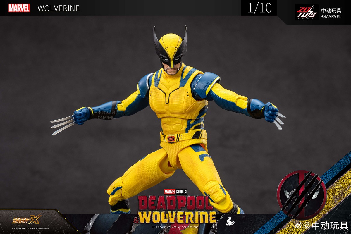 ZD Toys Marvel Deadpool & Wolverine 1/10 6-inch Wolverine