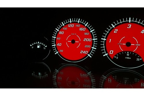 BMW E46 Design 4 Glow Gauge Plasma Dials Speedometer Shift Indicators Mph - Picture 6 of 6
