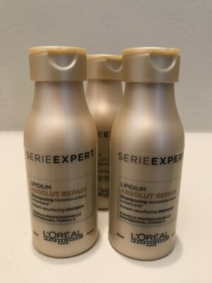 Loreal Serie Expert Lipidium Absolut Repair Shampoo 100 ml / 3.4 oz (PACK OF 3)