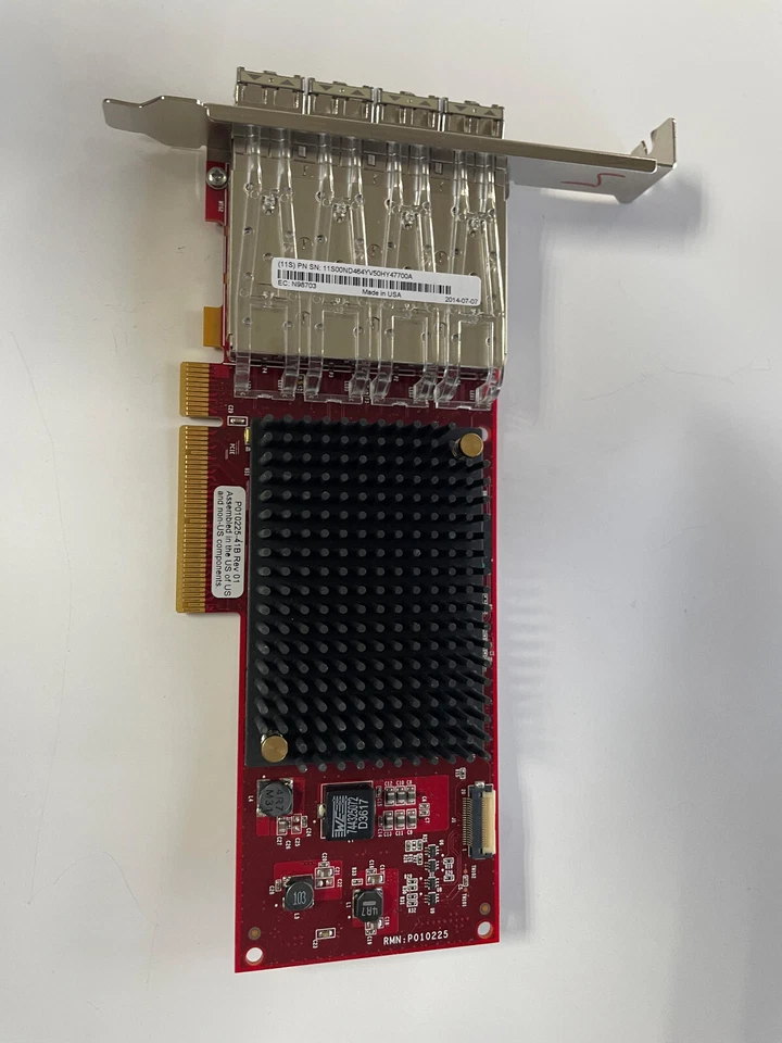 IBM EN16 PCIe3  x8  4-Port 10GbE SR Adapter (LPX) - 00ND464 00ND466 with 4 x SFP - Image 4 of 4