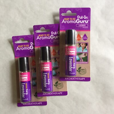 Lavender Oil Roll On 8 ML For Sleep Support & Calming Aromatherapy (3pk)