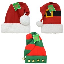 Adults Kids Christmas Santa Hats, Christmas Cap, Xmas Hat Xmas Party Accessories