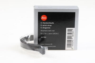 LEICA C-Handschlaufe Alcantara dark red für C 18793