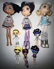 Lot of 3 KUU KUU HARAJUKU 10” Fashion Dolls 2016 Mattel PLUS 5 Minis ***READ***