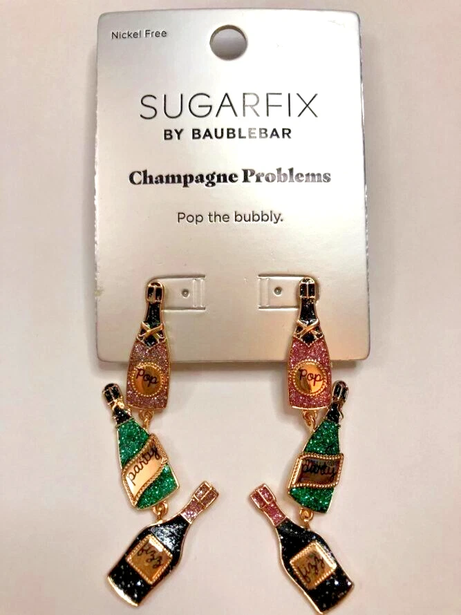 Baublebar shop champagne earrings