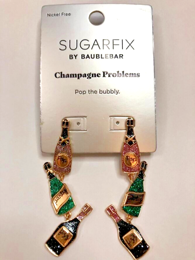 SUGARFIX by BAUBLEBAR ‘Champagne Problems’ Statement Earrings NEW eBay