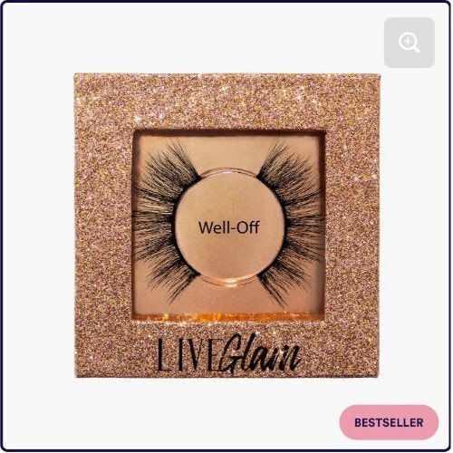 Live Glam Wimpern - Gut ausgeschaltet - Fake-ever einwandfreie Nerzwimpern - Bild 1 von 7