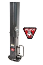 Bulldog Square Gooseneck Trailer Coupler 25K 4.5" Outer 4" Inner 32" Tall 5/16"