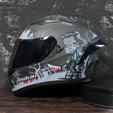 Men Women Motorcycle Helmet Double Lens Off road Motorbike Helmets DOT Approved