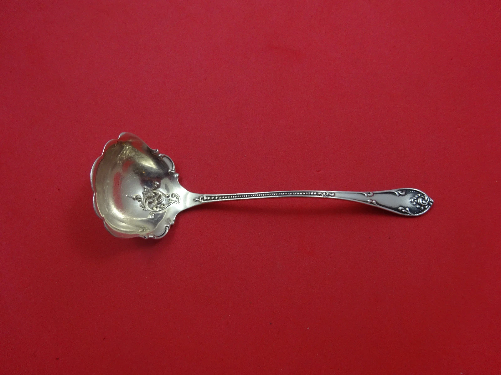 Rustic by Towle Sterling Silver Sauce Ladle 5 1/4" Serving
