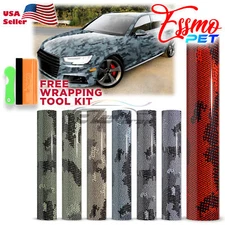 PET Camouflage Python Digital Gloss Vehicle Vinyl Wrap Decal Sticker Sheet Film