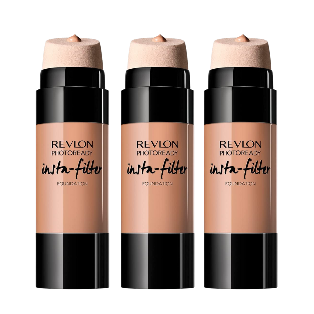 Revlon Photoready Insta-Filter Foundation 27ml - 320 True Beige x3