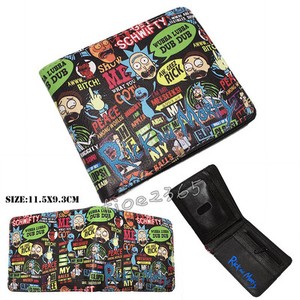 Anime Danganronpa monokuma Wallet Bifold Faux Leather Purse For Fan Gifts
