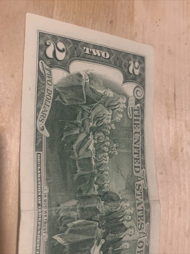 2013 $2 dollar bill Wild Number - Picture 6 of 9