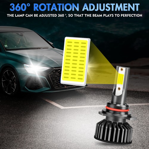 9012 LED Headlight For Dodge Dart 2013 2014 2015 Hi/Low Beam 6000K 2x Bulbs Kit - Imagen 11 de 16