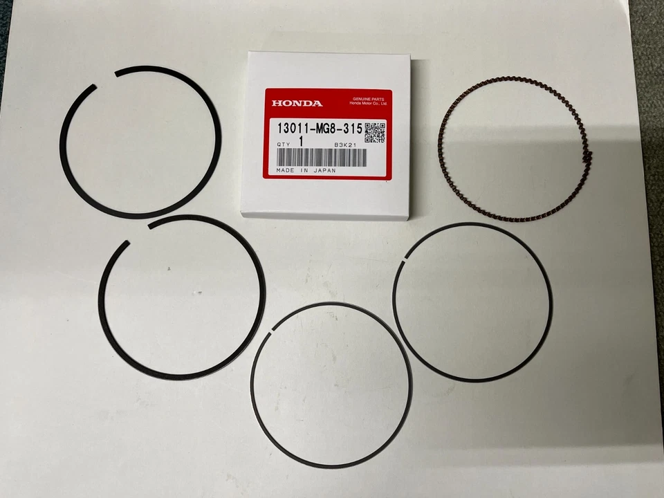 13011-MG8-315 NOS OEM Juego de anillos de pistón Honda para Shadow Spirit Ace Aero Sabre Foto 2 de 3