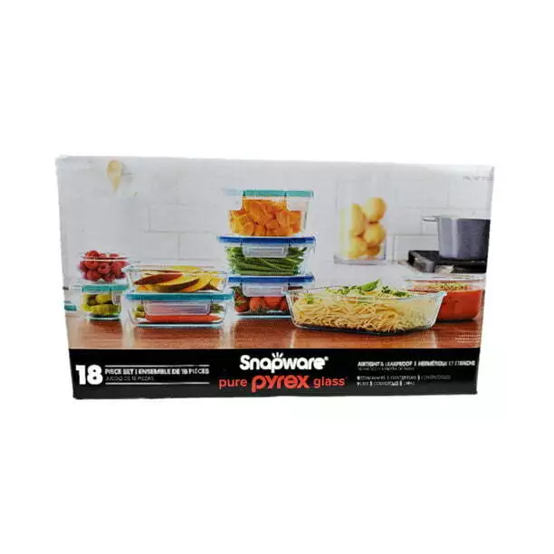 Snapware Pyrex 18-Piece Food Storage Set