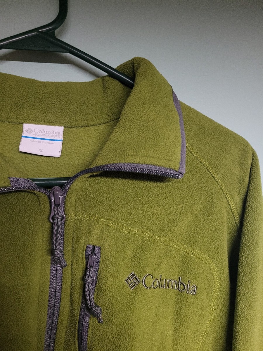 Columbia Women's XL Olive Hiking 1/4 Zip Lightweight Pullover