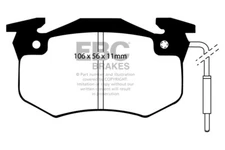 EBC Greenstuff Rear Brake Pads for Peugeot 205 1.9 GTi (86 > 95)
