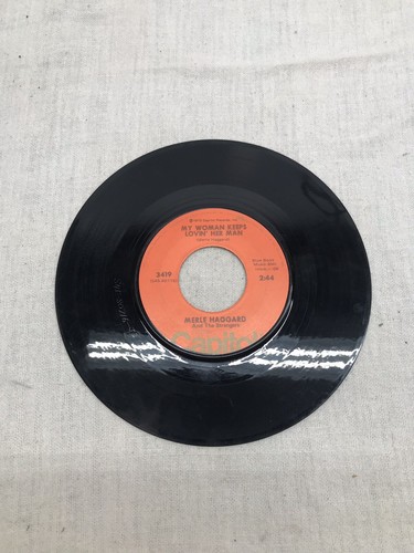 Merle Haggard 45 RPM Record Lot Country 7 Total - Picture 9 of 9