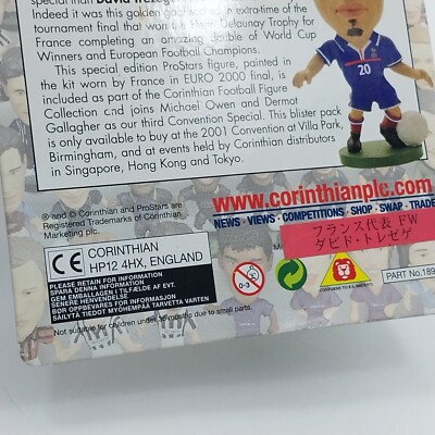 Corinthian Prostars DAVID TREZEGUET Golden Goal EURO 2000 PRO440