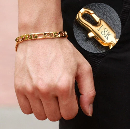 18k gold plated bracelet deals