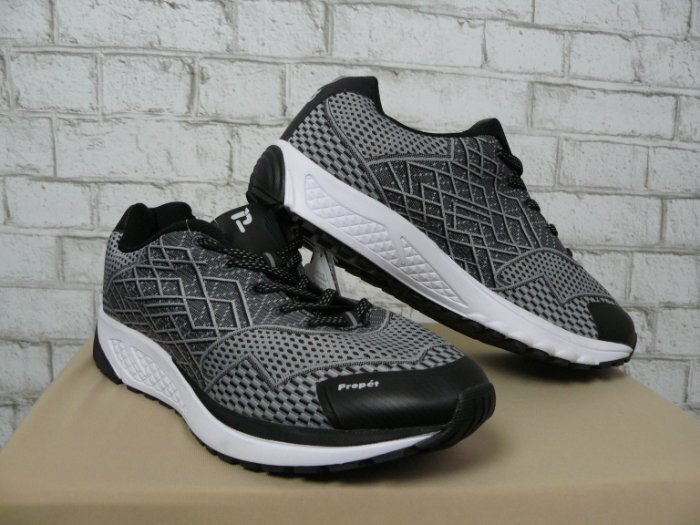 $110 Propet One Black Silver-Tone Athletic Orthotic Sneakers  display picture 3