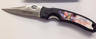 SMITH & WESSON (S&W) UNCLE SAM CUTTING HORSE-LOCKBLADE KNIFE -(CH01USS)