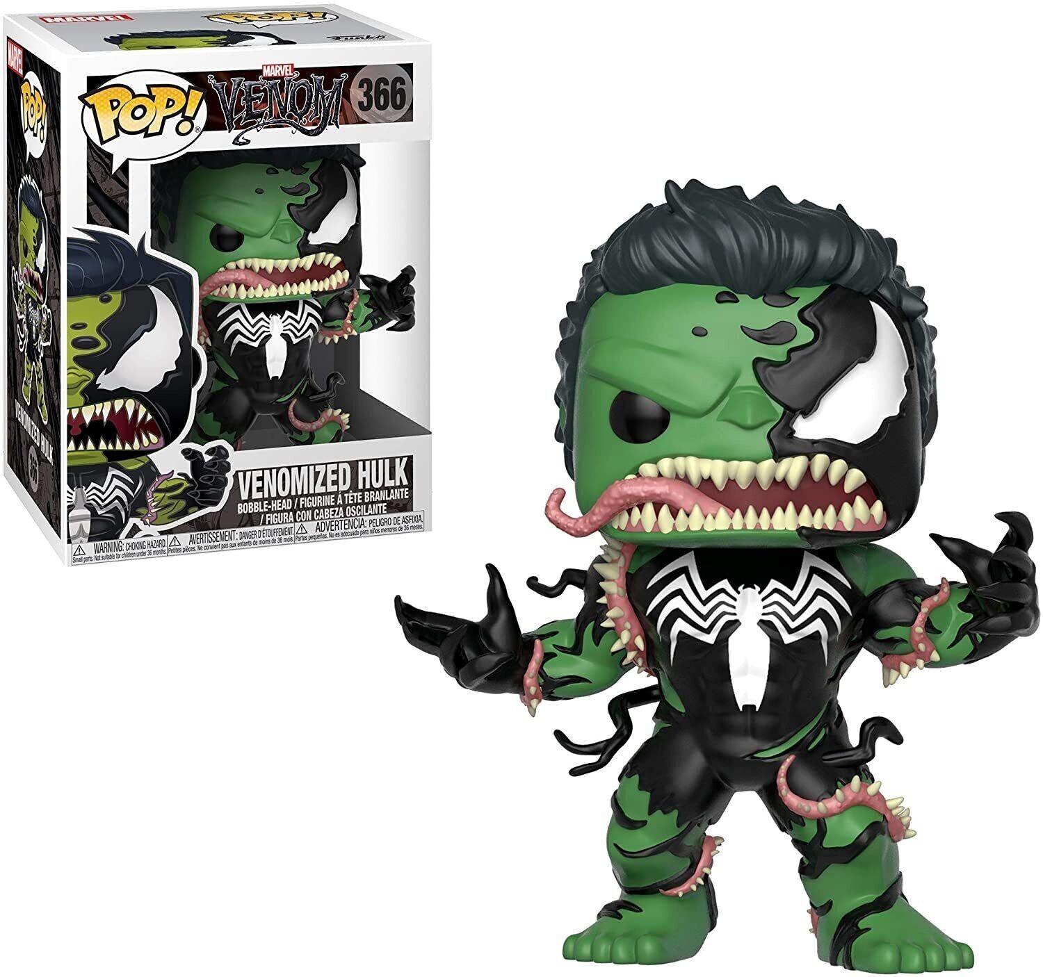 En Oferta Funko Pop Marvel Venom: Venomized Hulk Vinilo Bobble-Head #366 #32690 Nuevo