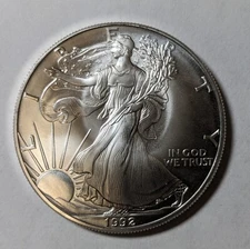1992 American Silver Eagle 1 oz .999 Brilliant Uncirculated