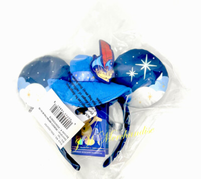 Disney World 50th Mickey Peter Pan's Flight Main Attraction Headband Ears NEW