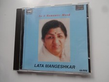 LATA MANGESHKAR ~ IN A ROMANTIC MOOD ~ Bollywood soundtrack Hindi CD ~ 1989