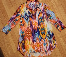 Women With Control Psychedelic Colorful ST Dress