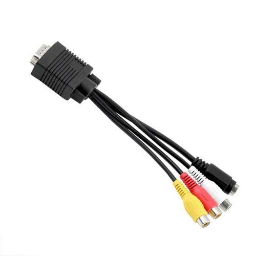 Pc Konvertierungskabel Pc Adapterkabel Video Audio Kabel Audiokonverterleitung - Afbeelding 4 van 12