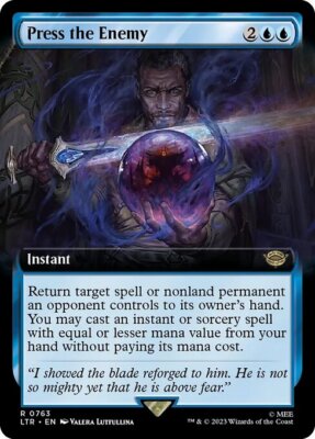 MTG PRESS THE ENEMY 763 FOIL EXC - SURGE INCALZARE THE ENEMICO - LTR X EN - MAGIC