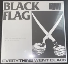 BLACK FLAG EVERYTHING WENT BLACK SST RECORDS VINYL 2LP SEALED MINT