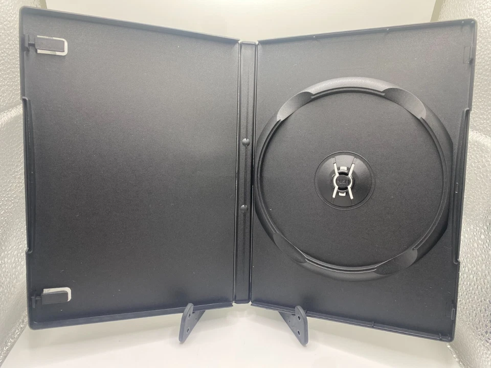 Lot of 10, 20, 30, 50 0R 100 Empty White or Black DVD Cases, NEW , HIGH QUALITY! Foto 2 de 4