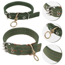 2 Pcs Canvas Sheep Collar Livestock Safety Collars Goat With Bells