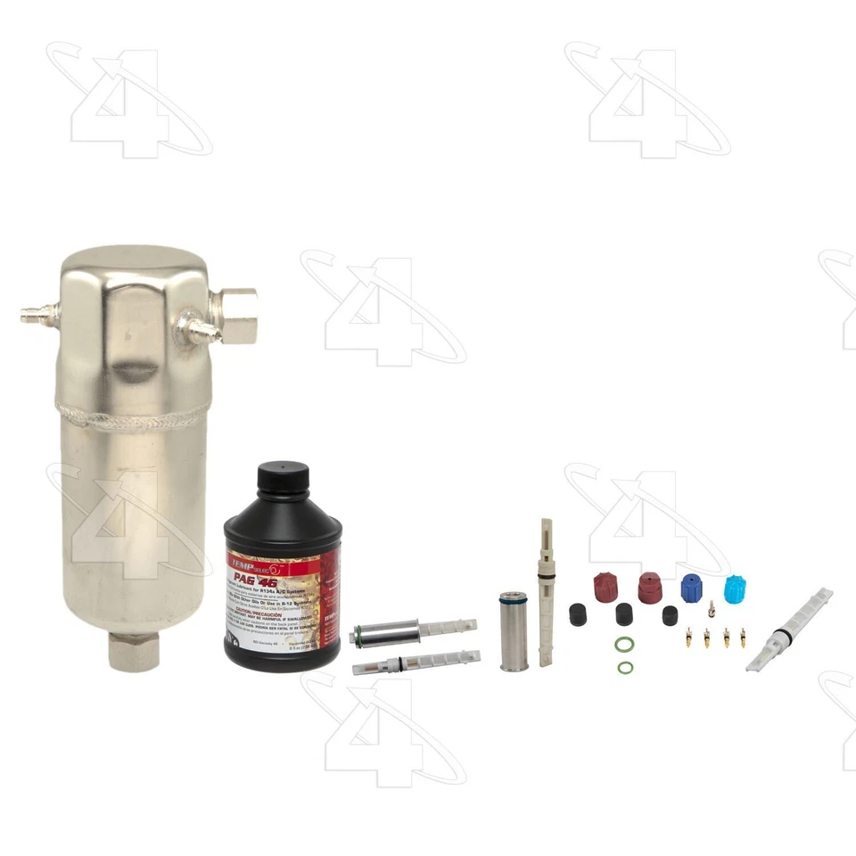 Kit de servicio de compresor de aire acondicionado 4 estaciones para 1973-74 GMC K25/K2500 Suburban Foto 2 de 4