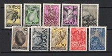 St. Thomas & Prince - Sc# 341 - 350 MNH (5c dist gum)       /        Lot 0626010