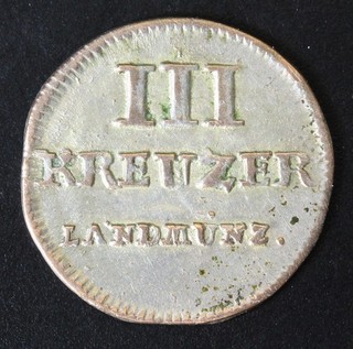 LOWENSTEIN WERTHEIM ROCHEFORT 3 Kreuzer 1803 Dominik Konstantin 2775