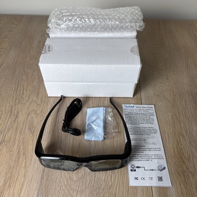 EStar America 3D Active Shutter Glasses X 4 3DN 6000/6100 Pre Owned Starter Kit