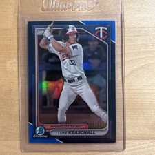 2024 Luke Keaschall /150 Bowman Draft - Chrome Blue Refractor RC) Twins