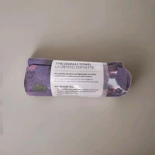 Lululemon Small Towel Printed Purple Multi Watercolor Microfiber Gym Yoga NWT