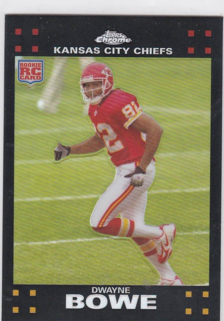 2007 Topps Chrome - Dwayne Bowe #TC203 Refractor (RC) Chiefs Free Shipping!