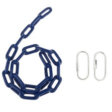 Heay duty fer swing chaîne 2 connecteurs mousqueton swing accessoire 1,5 m bleu